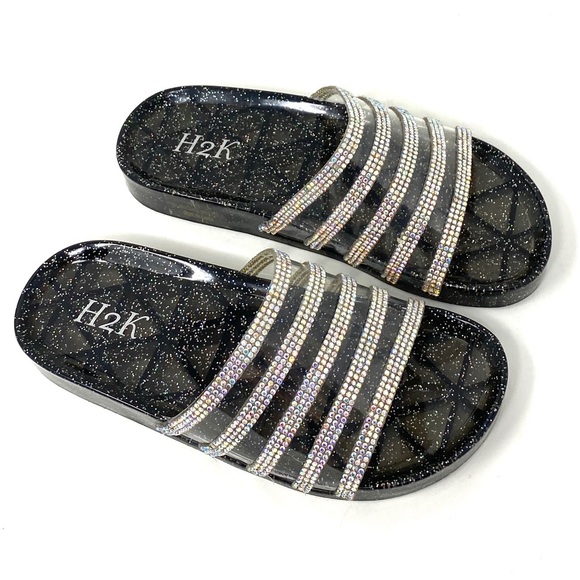 H2K Kid’s Sandal Black Silver s13 - Picture 3 of 8